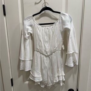 Altar'd State White Flowy Romper